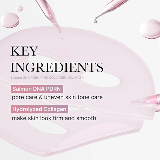 Medicube Salmon DNA PDRN Pink Collagen Gel Mask - Set of 4