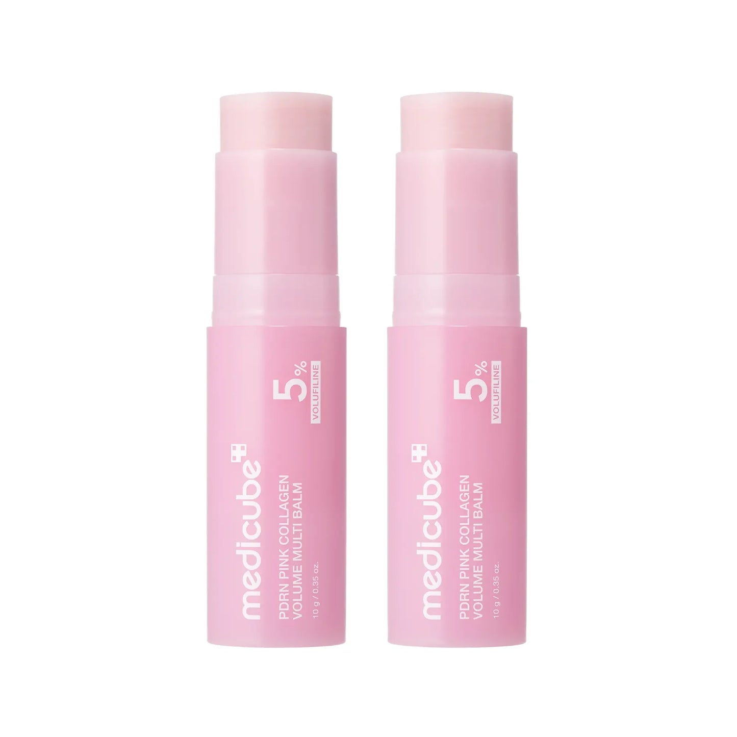 Medicube PDRN Pink Collagen Volume Multi Balm - Comprehensive Anti-Aging Treatment with Volufiline, PDRN, and NAD for Youthful Skin, Fine Line Reduction, and Firming Care for Under-Eyes, Neck, Forehead, Smile Lines, and Lips - Korean Skincare