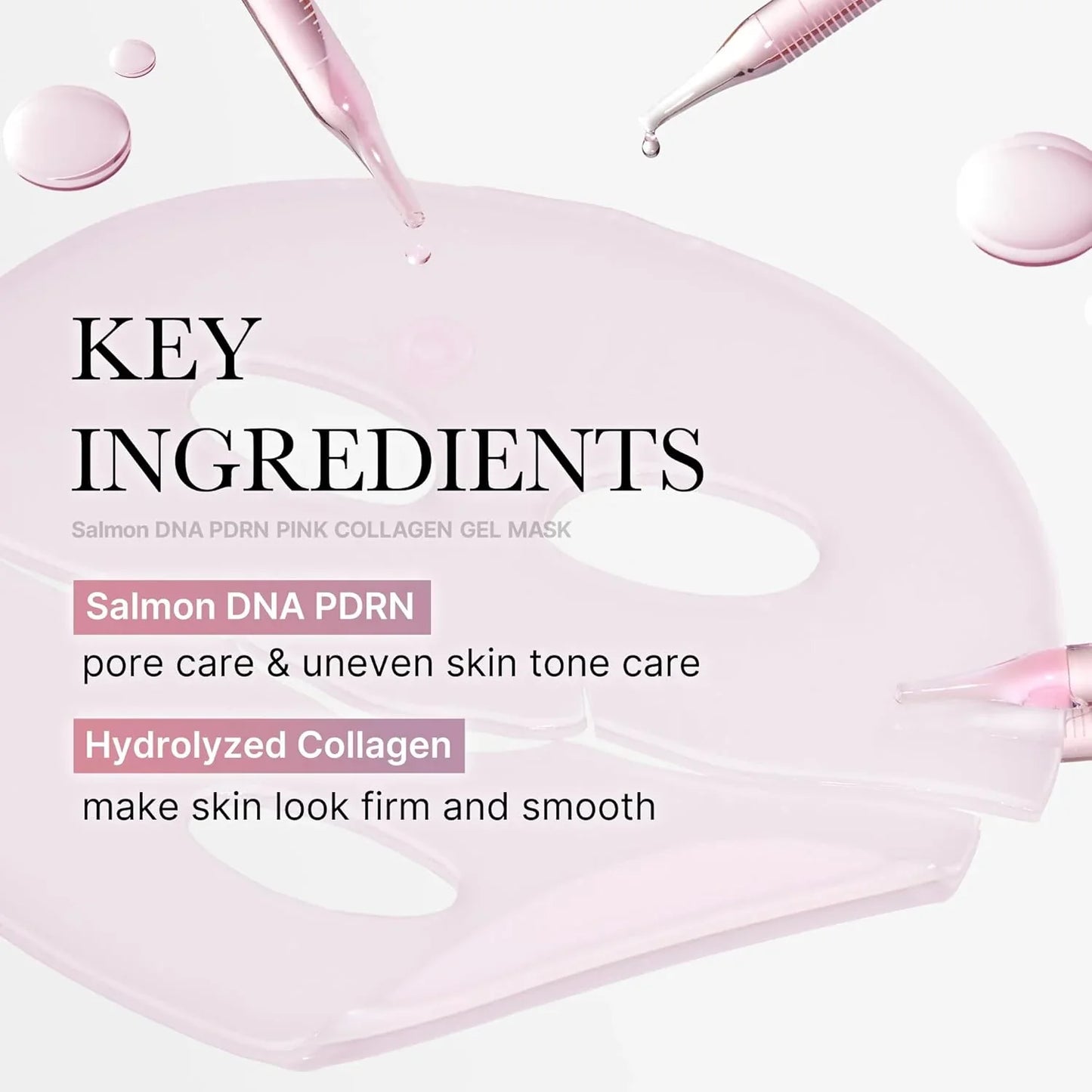 Medicube Salmon DNA PDRN Pink Collagen Gel Mask - Set of 4