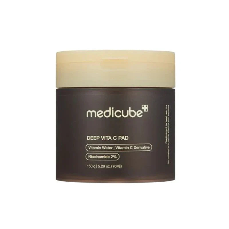 Medicube Deep Vita C Pads - Brightening and Dark Spot Correcting Toner Pads (70 Count)