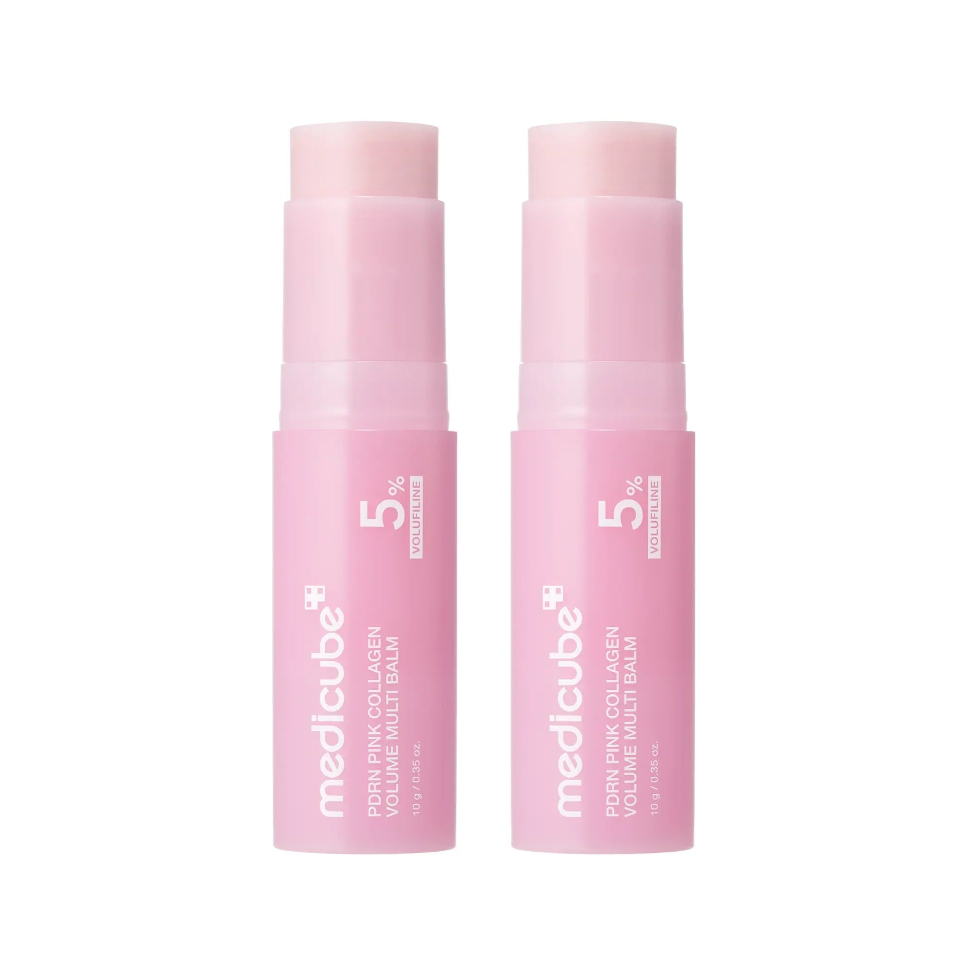 Medicube PDRN Pink Collagen Volume Multi Balm - Comprehensive Anti-Aging Treatment with Volufiline, PDRN, and NAD for Youthful Skin, Fine Line Reduction, and Firming Care for Under-Eyes, Neck, Forehead, Smile Lines, and Lips - Korean Skincare