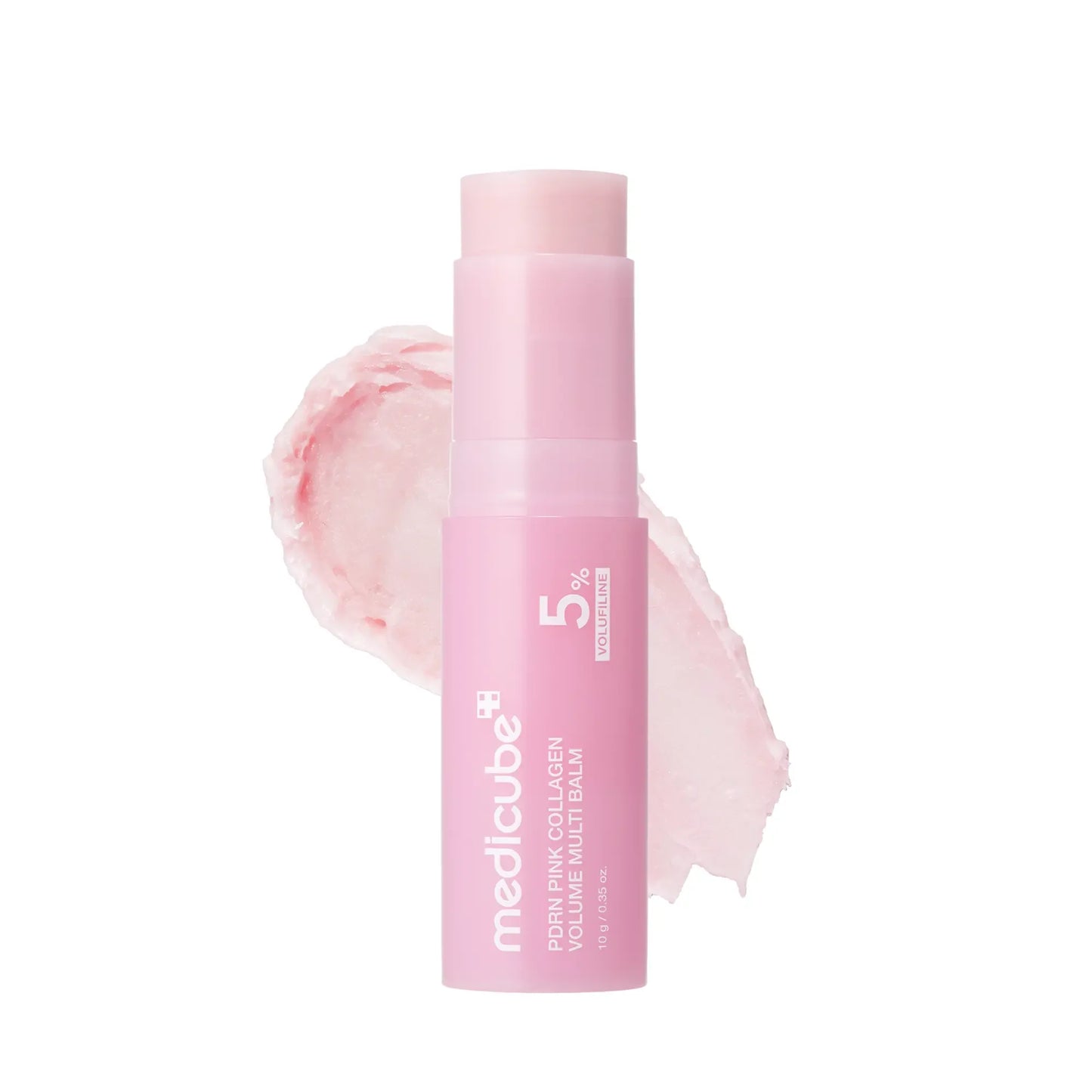 Medicube PDRN Pink Collagen Volume Multi Balm - Comprehensive Anti-Aging Treatment with Volufiline, PDRN, and NAD for Youthful Skin, Fine Line Reduction, and Firming Care for Under-Eyes, Neck, Forehead, Smile Lines, and Lips - Korean Skincare